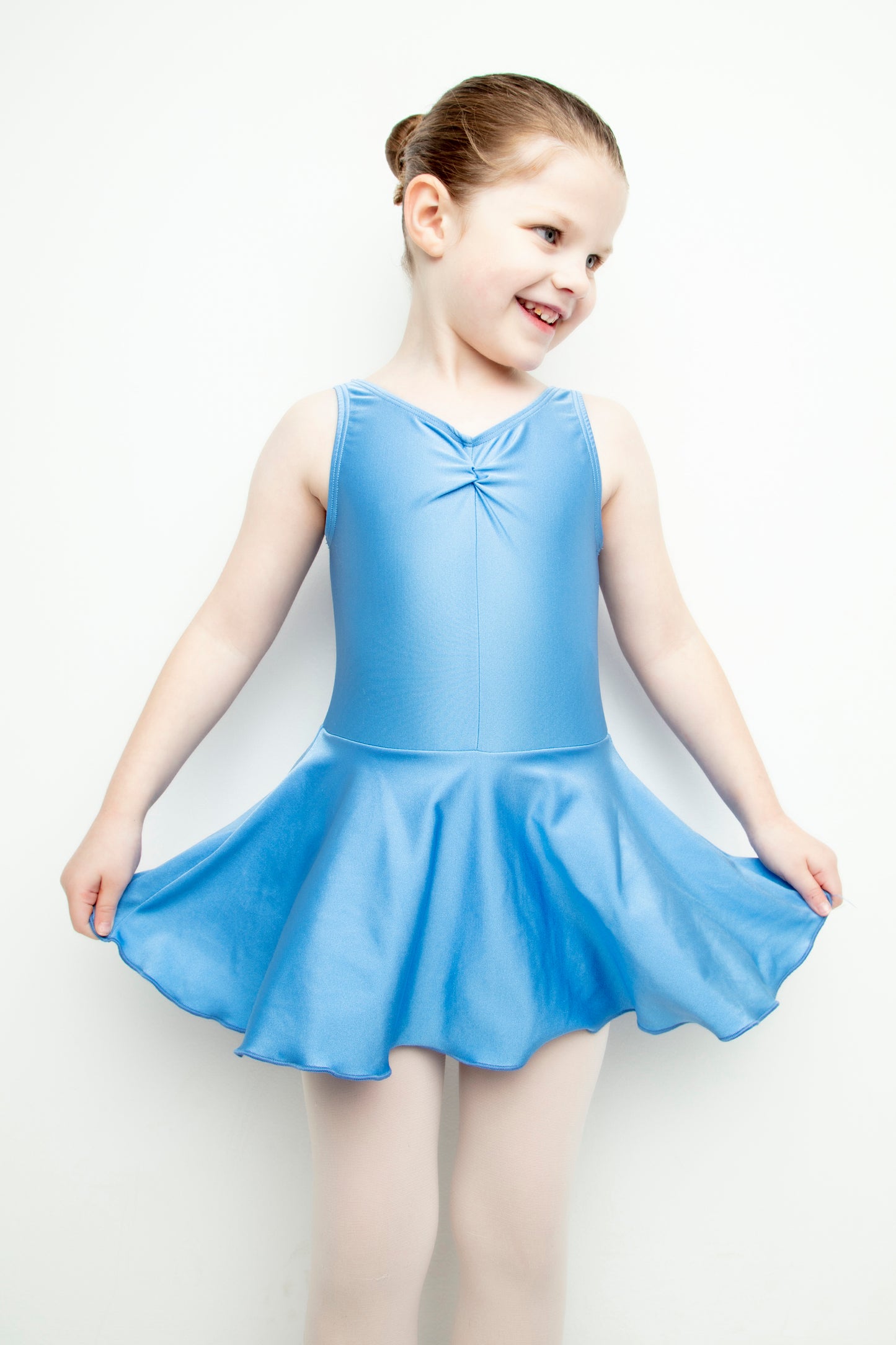 Blue Skirted Leotard